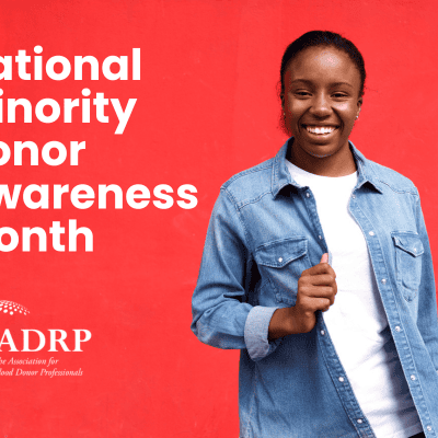 ADRP events calendar national minority donor awareness month