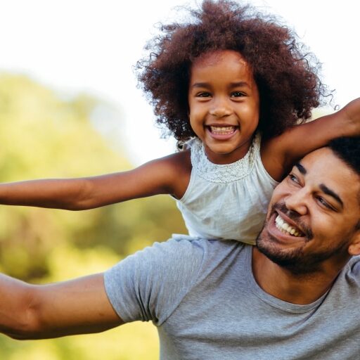 dad and daughter